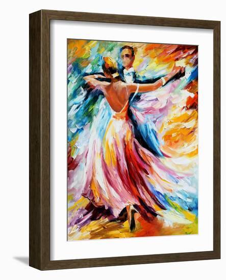 Dance Waltz-Leonid Afremov-Framed Art Print