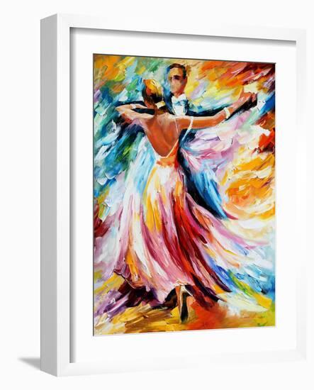 Dance Waltz-Leonid Afremov-Framed Art Print