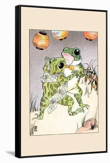 Dance With Billy Bullfrog-Frances Beem-Framed Stretched Canvas