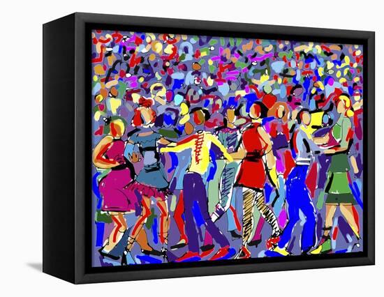 Dance-Diana Ong-Framed Stretched Canvas