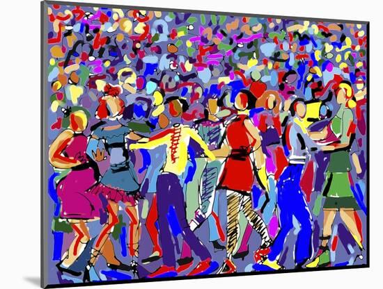 Dance-Diana Ong-Mounted Giclee Print