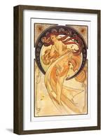 Dance-Alphonse Mucha-Framed Art Print