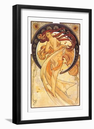 Dance-Alphonse Mucha-Framed Art Print