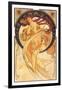 Dance-Alphonse Mucha-Framed Art Print