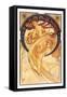 Dance-Alphonse Mucha-Framed Stretched Canvas