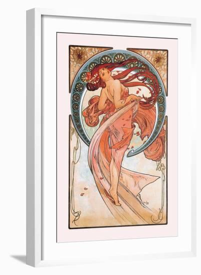 Dance-Alphonse Mucha-Framed Art Print