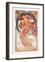 Dance-Alphonse Mucha-Framed Art Print