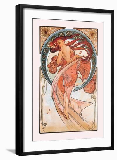 Dance-Alphonse Mucha-Framed Art Print