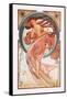 Dance-Alphonse Mucha-Framed Stretched Canvas