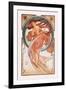 Dance-Alphonse Mucha-Framed Art Print