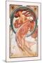 Dance-Alphonse Mucha-Mounted Art Print