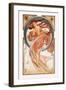 Dance-Alphonse Mucha-Framed Art Print