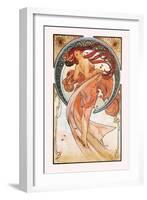 Dance-Alphonse Mucha-Framed Art Print