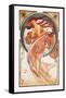 Dance-Alphonse Mucha-Framed Stretched Canvas