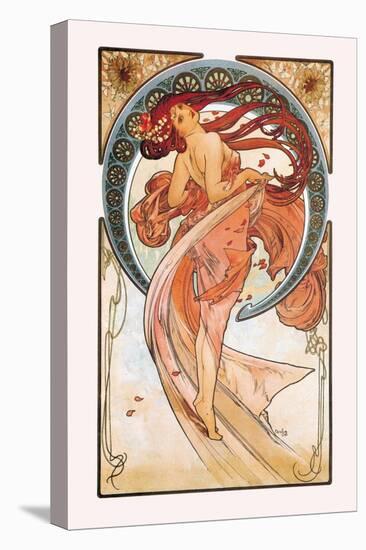 Dance-Alphonse Mucha-Stretched Canvas