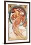 Dance-Alphonse Mucha-Framed Art Print