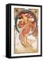 Dance-Alphonse Mucha-Framed Stretched Canvas