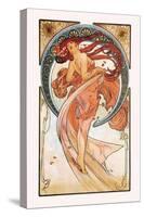 Dance-Alphonse Mucha-Stretched Canvas