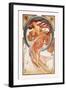 Dance-Alphonse Mucha-Framed Art Print