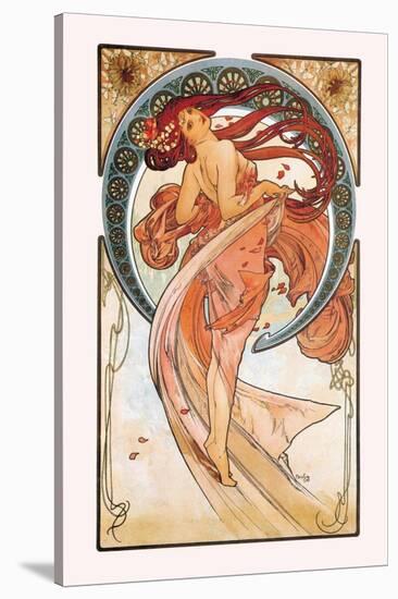 Dance-Alphonse Mucha-Stretched Canvas