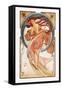 Dance-Alphonse Mucha-Framed Stretched Canvas