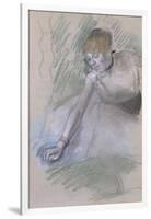 Dancer, 1880-85-Edgar Degas-Framed Giclee Print