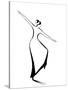 Dancer 1-Chantal Candon-Stretched Canvas