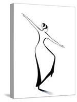 Dancer 1-Chantal Candon-Stretched Canvas