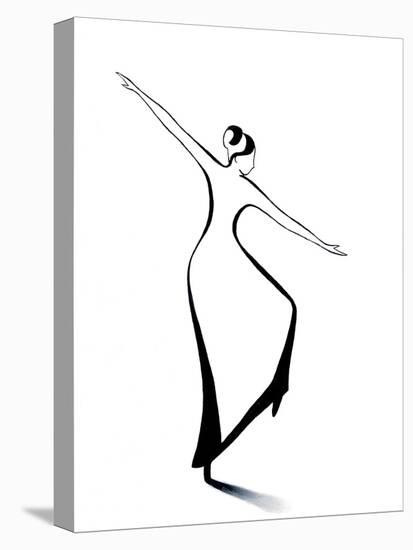 Dancer 1-Chantal Candon-Stretched Canvas