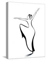 Dancer 2-Chantal Candon-Stretched Canvas