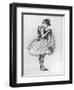 Dancer Adjusting Her Costume and Hitching Up Her Skirt, 1889-Henri de Toulouse-Lautrec-Framed Giclee Print