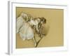 Dancer Adjusting Her Shoe, circa 1890-Edgar Degas-Framed Giclee Print