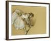 Dancer Adjusting Her Shoe, circa 1890-Edgar Degas-Framed Giclee Print