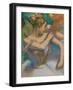 Dancer Adjusting Her Shoulder, C.1896-99-Edgar Degas-Framed Giclee Print