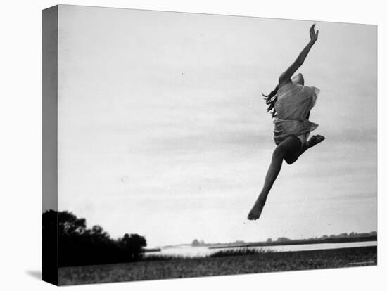 Dancer Anita John, of Anita John School of Dance-Gjon Mili-Stretched Canvas