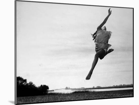 Dancer Anita John, of Anita John School of Dance-Gjon Mili-Mounted Photographic Print