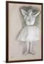 Dancer, Arms Raised Behind the Head; Danseuse, Les Bras Leves Et Ramenes Derriere La Tete-Edgar Degas-Framed Giclee Print