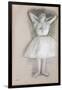 Dancer, Arms Raised Behind the Head; Danseuse, Les Bras Leves Et Ramenes Derriere La Tete-Edgar Degas-Framed Giclee Print