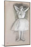 Dancer, Arms Raised Behind the Head; Danseuse, Les Bras Leves Et Ramenes Derriere La Tete-Edgar Degas-Mounted Giclee Print