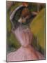 Dancer arranging her Hair by Edgar Degas-Edgar Degas-Mounted Giclee Print