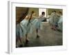 Dancer at Rehearsal-Edgar Degas-Framed Premium Giclee Print