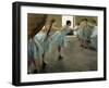 Dancer at Rehearsal-Edgar Degas-Framed Premium Giclee Print