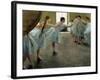 Dancer at Rehearsal-Edgar Degas-Framed Art Print