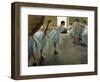 Dancer at Rehearsal-Edgar Degas-Framed Art Print