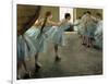 Dancer at Rehearsal-Edgar Degas-Framed Art Print