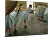 Dancer at Rehearsal-Edgar Degas-Mounted Art Print