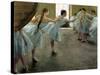 Dancer at Rehearsal-Edgar Degas-Stretched Canvas