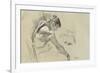 Dancer at Rest; Danseuse Au Repos, 1879-Edgar Degas-Framed Giclee Print