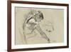 Dancer at Rest; Danseuse Au Repos, 1879-Edgar Degas-Framed Giclee Print