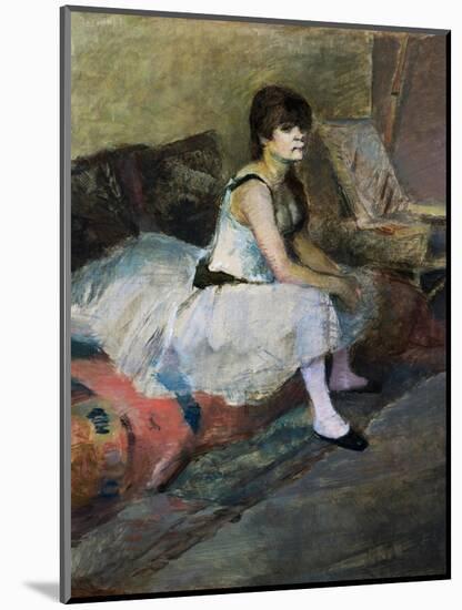 Dancer at Rest-Edgar Degas-Mounted Giclee Print